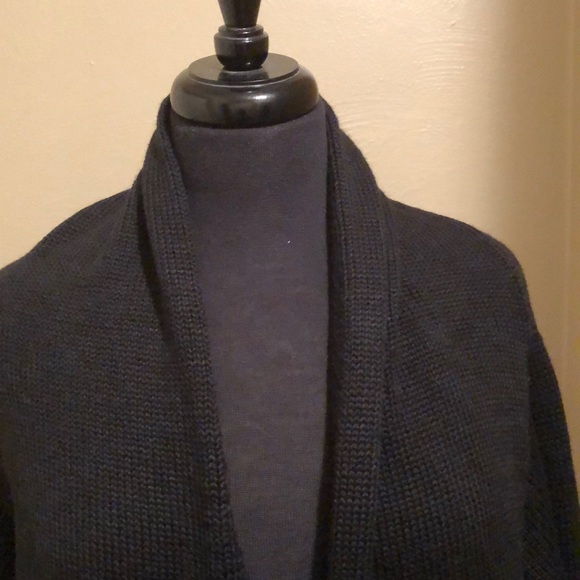 Black Cardigan Sweater - Picture 3 of 4